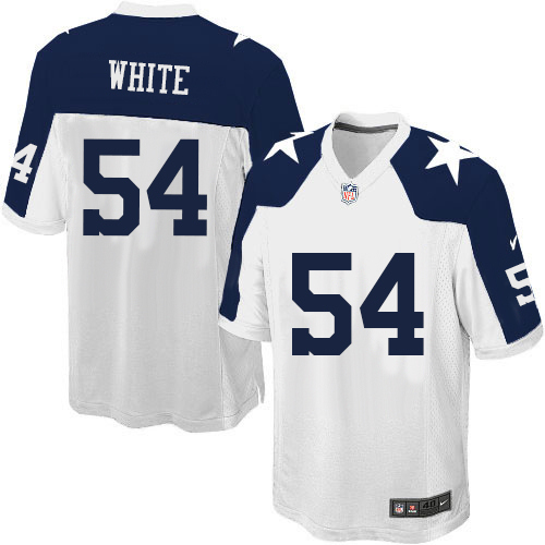 Men's Game Randy White Nike Jersey White Alternate - #54 Throwback NFL Dallas Cowboys